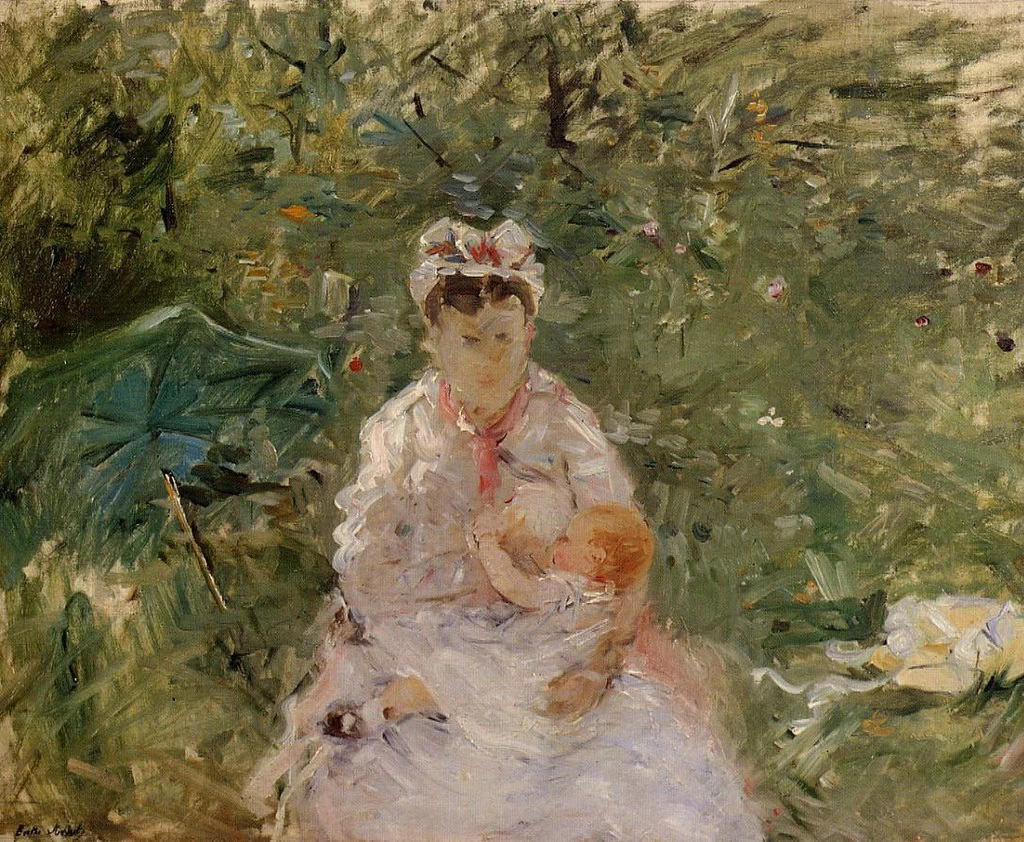 La balia che nutre Julie Manet